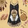 Native Wolf Loves Dreamcatcher - Summer Dress