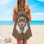 Native Wolf Peaceful Vibes Amazing - Summer Dress