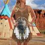 Native Wolf So Cool Peaceful Vibes - Summer Dress