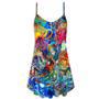 Octopus Lover Colorful Art Style - V-Neck Sleeveless Cami Dress