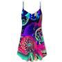 Octopus Neon Under The Sea - V-Neck Sleeveless Cami Dress