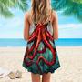 Octopus Spaghetti Strap Summer Dress