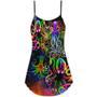 Octopus With Jellyfish Sea Life - V-Neck Sleeveless Cami Dress