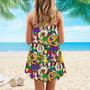 People Enjoy Holiday Beer Spaghetti Strap Summer Dress