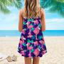 Pink Flamingo Hello Summer Spaghetti Strap Summer Dress