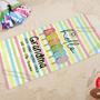 Popsicle Hello Summer Grandma Grandkids Custom Beach Towels Design