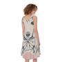 Princess Poodle Print Sleeveless Knee Length Dress