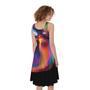 Rave Bubble Print Sleeveless Knee Length Dress