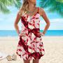 Retro Lobster Spaghetti Strap Summer Dress