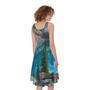 Rocky Mountain Print Sleeveless Knee Length Dress