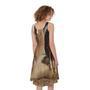 Running Wild Horses Print Sleeveless Knee Length Dress