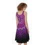 Sahasrara Chakra Spiritual Print Sleeveless Knee Length Dress