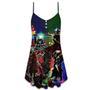 Samurai Don't Fear Of Life Samurai Christmas - V-Neck Sleeveless Cami Dress