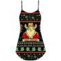 Santa Cowboy Christmas Old Man - V-Neck Sleeveless Cami Dress