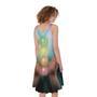 Seven Chakras Energy Print Sleeveless Knee Length Dress