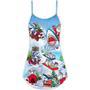 Shark Santa Love Xmas Merry Christmas - V-Neck Sleeveless Cami Dress