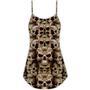 Skull Dark Inside Everyone - V-Neck Sleeveless Cami Dress