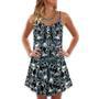 Skull It's Hot In Here - V-Neck Sleeveless Cami Dress