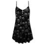 Skull Let Them Go To Hell - V-Neck Sleeveless Cami Dress