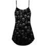 Skull Let Them Go To Hell - V-Neck Sleeveless Cami Dress