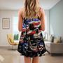 Skull Love America Forever - Summer Dress