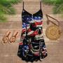 Skull Love America Forever - Summer Dress