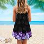 Skull Purple Butterfly Cool - Summer Dress