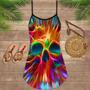 Skull Rainbow Color Love Style - Summer Dress