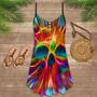 Skull Rainbow Color Love Style - Summer Dress