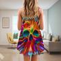 Skull Rainbow Color Love Style - Summer Dress