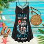 Skull Sassy Skull Salty By Choice - Summer Dress