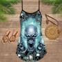 Skull Screaming Cool Blue - Summer Dress