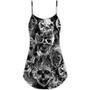 Skull Smoke Kill This Life - V-Neck Sleeveless Cami Dress