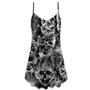 Skull Smoke Kill This Life - V-Neck Sleeveless Cami Dress