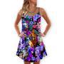 Special Star Wars With Friends Synthwave - V-Neck Sleeveless Cami Dress