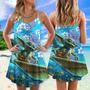 Star Wars Baby Yoda Surfing - V-Neck Sleeveless Cami Dress