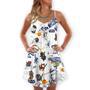 Star Wars Cats - V-Neck Sleeveless Cami Dress