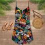 Star Wars Lego Ship Tropical - V-Neck Sleeveless Cami Dress