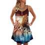 Star Wars Porgs Are Friends Not Food - V-Neck Sleeveless Cami Dress