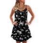 Star Wars Spacecraft Pattern - V-Neck Sleeveless Cami Dress