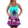 Star Wars Summer Beaches - V-Neck Sleeveless Cami Dress