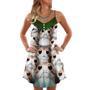 Star Wars The Last Jedi Many Porgs - V-Neck Sleeveless Cami Dress