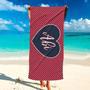 Summer American Custom Name Personalized Beach Towels Monogrammed