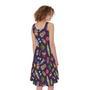 Summer Totem Pattern Print Sleeveless Knee Length Dress