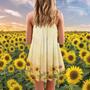 Sunflower With Beautiful And Stunning Style - Summer Dress