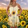 Sunflower With Beautiful And Stunning Style - Summer Dress