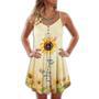 Sunflower With Beautiful And Stunning Style - Summer Dress