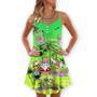 Sw Disney Baby Yoda Cool - V-Neck Sleeveless Cami Dress