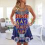 Sydney Gay Mardi Gras Vibe - V-Neck Sleeveless Cami Dress