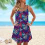 Tiger And Dragon Spaghetti Strap Summer Dress